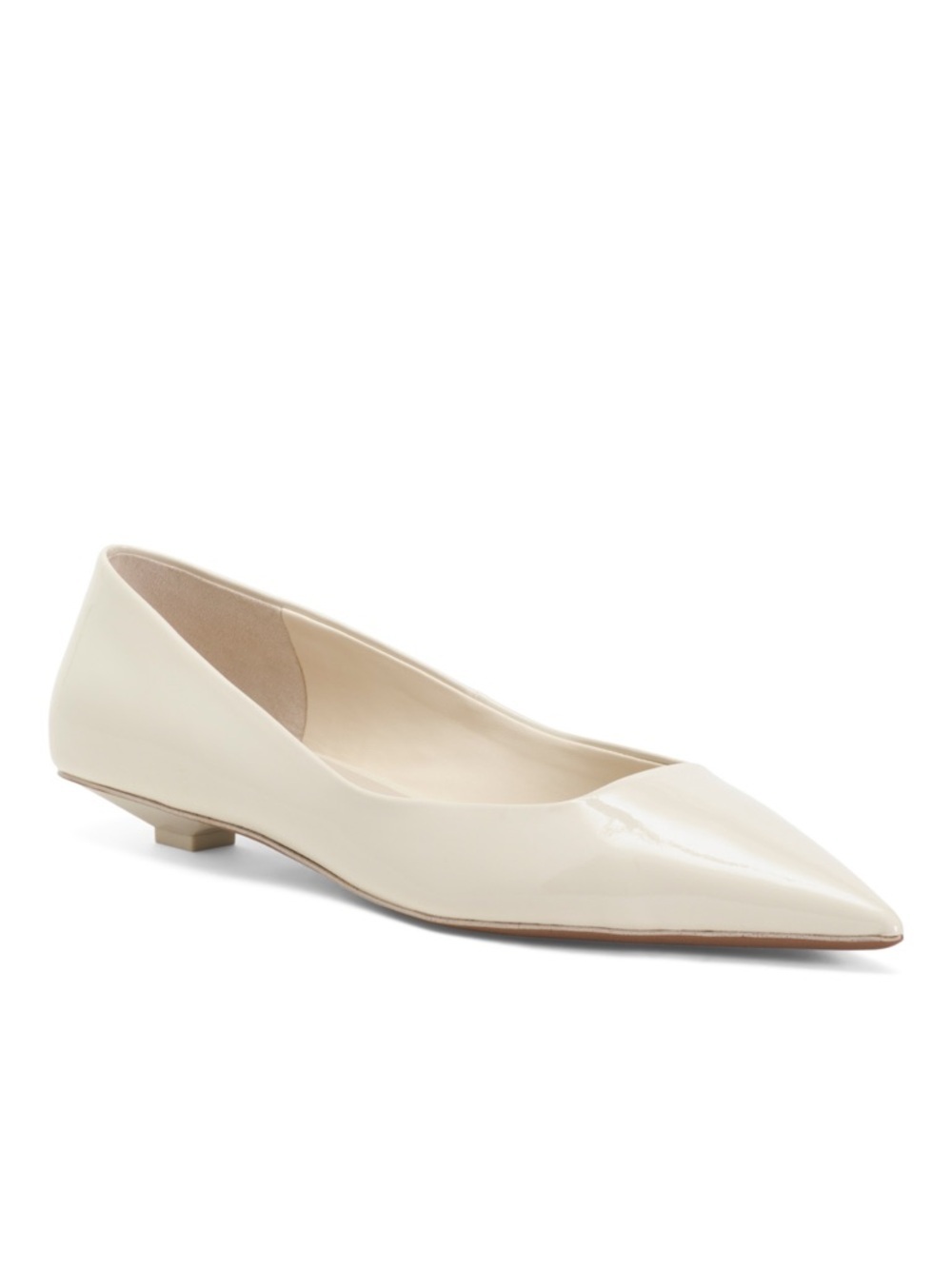 Franco Sarto Cream Prella Kitten Heel Pumps NWT